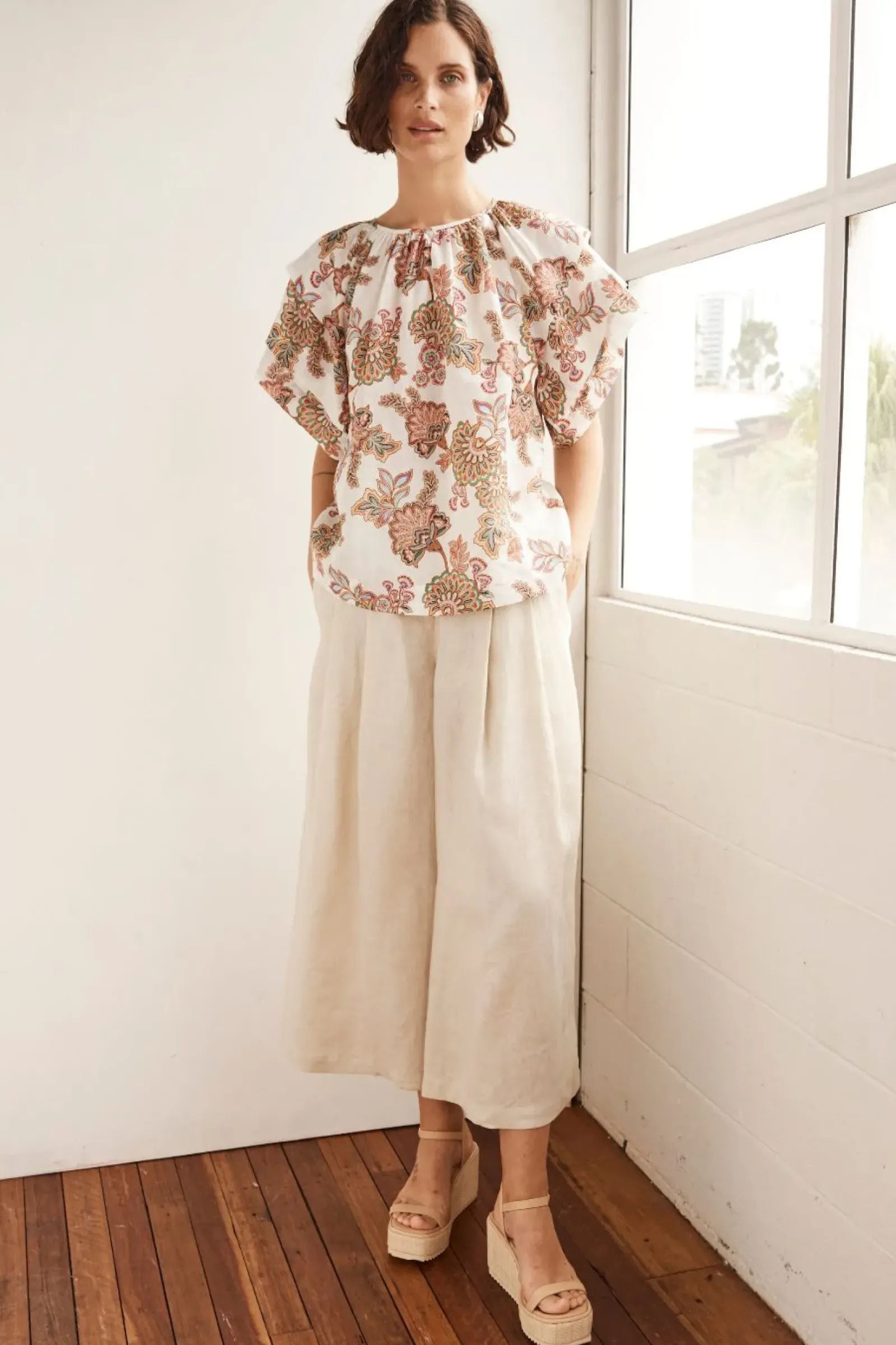 Zoe Kratzmann Flout Top - K'gari Cream Fashion