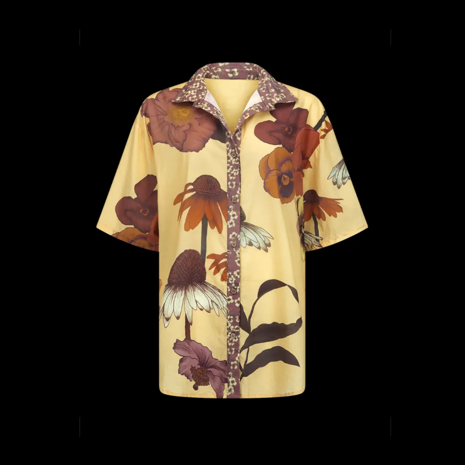 Wandering Folk Glades Over Swim Shirt - Chamomile Sale