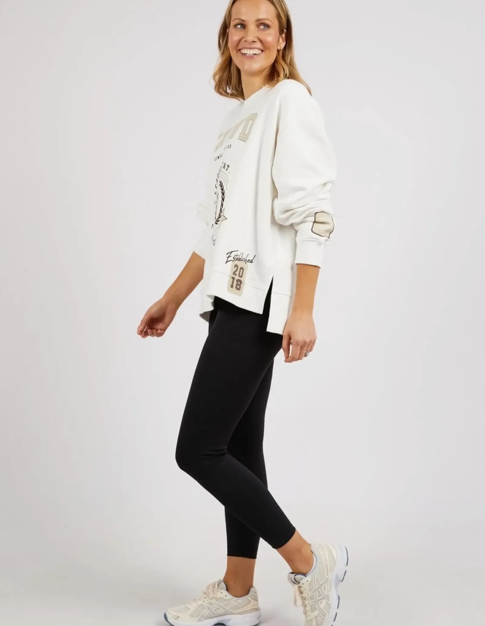 Foxwood Get There Crew - Vintage White Clearance