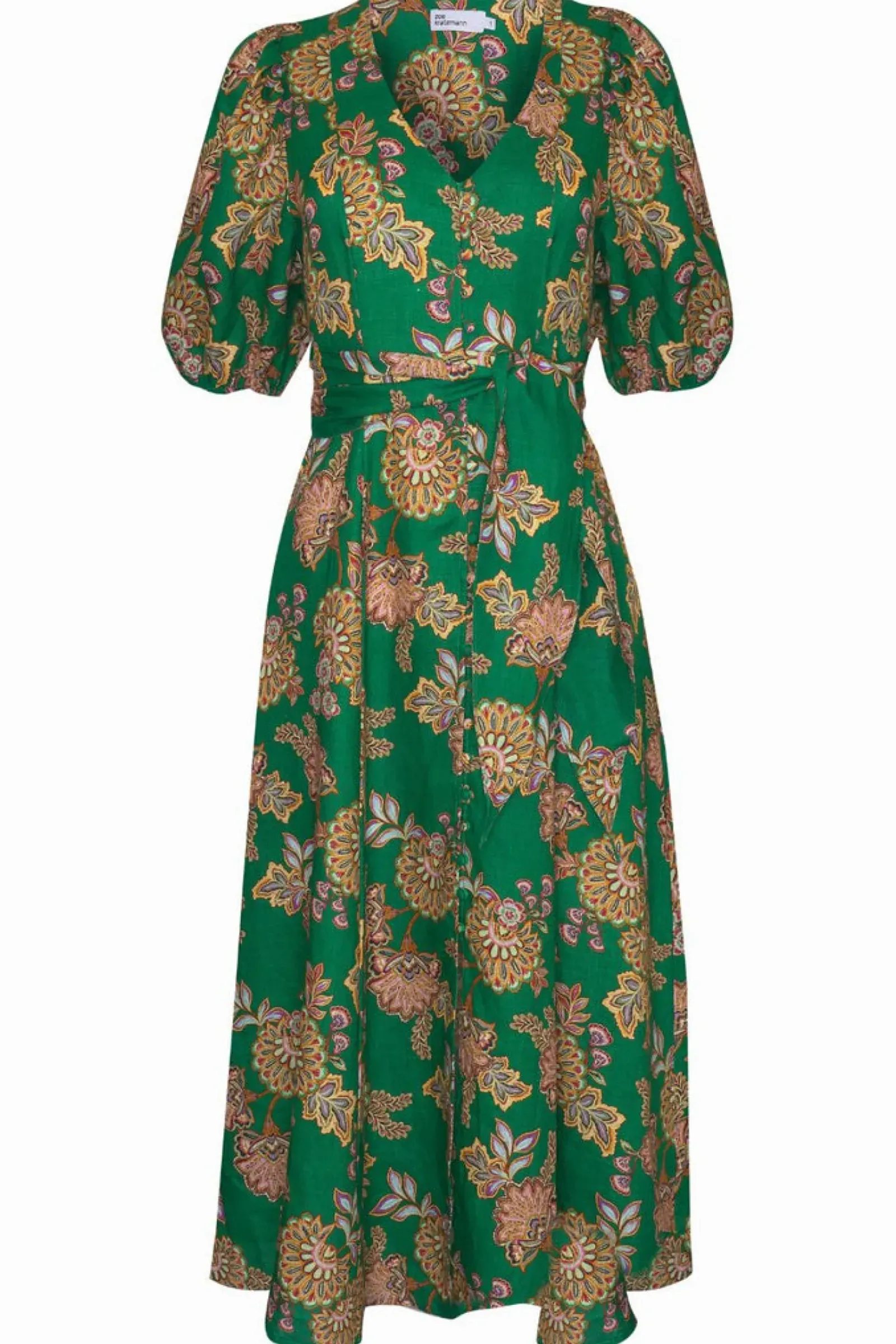 Zoe Kratzmann Ebb Dress - K'gari Palm Green Sale