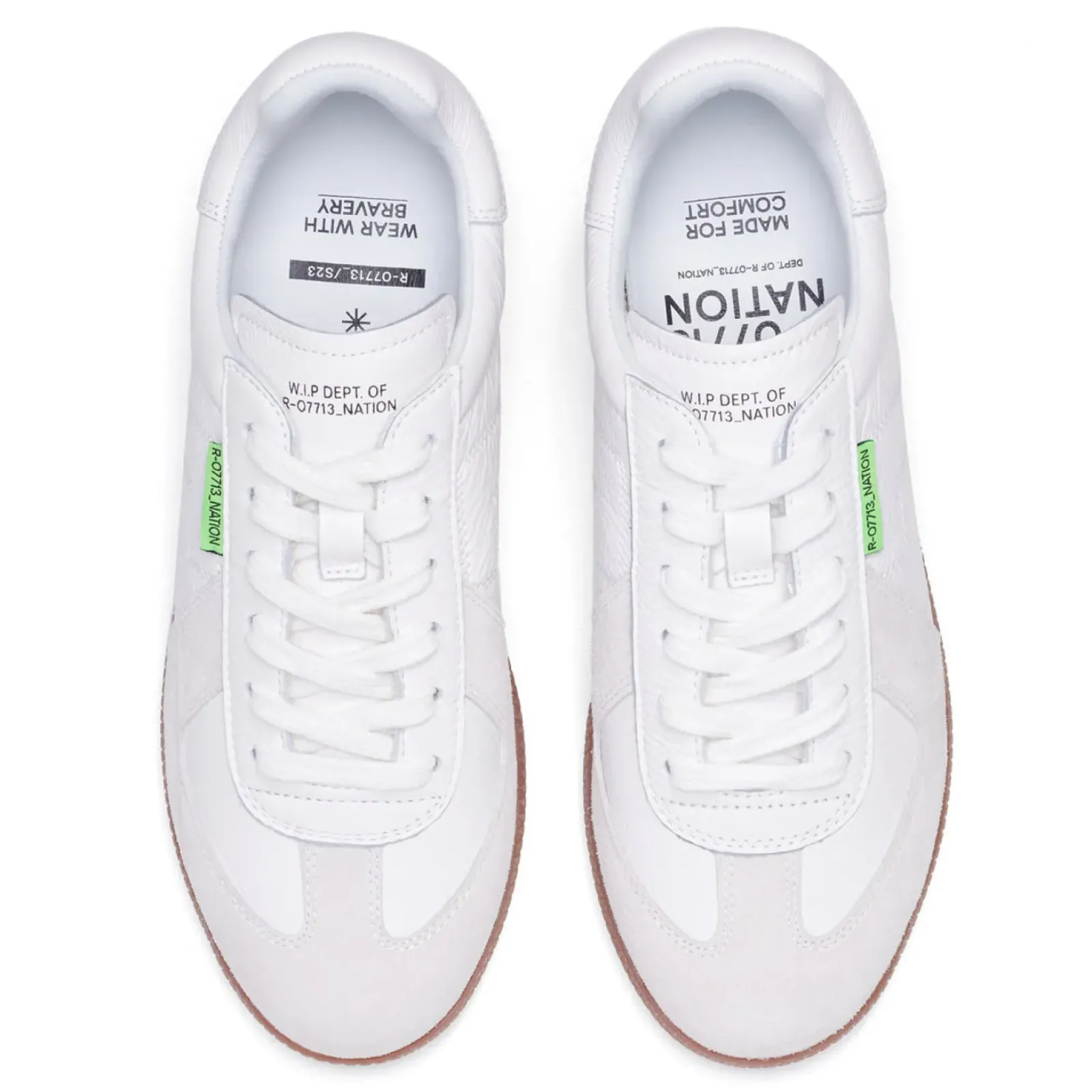 Rollie Nation Rollie Pace - Classic White/Gum Hot