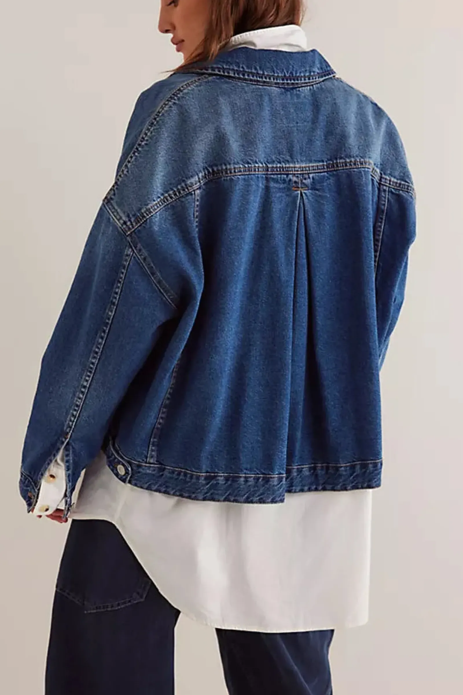 Free People Opal Swing Denim Jacket - Got The Blues Sale