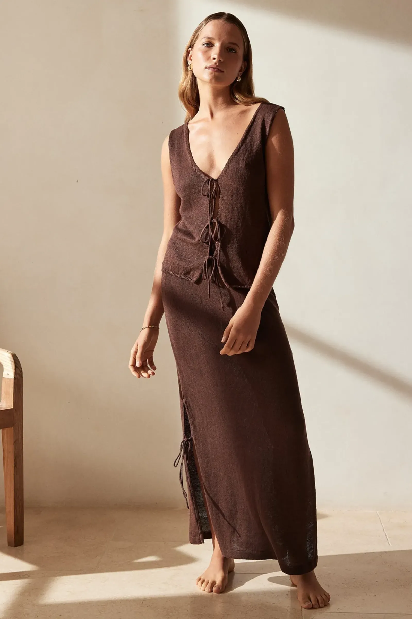 ARCAA Pearla Skirt - Chocolate Hot